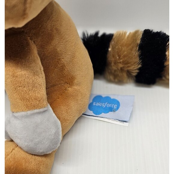 SalesForce Astro Dressed As Raccoon 8 Inch Stuffed Plush Toy 2020 Clean With Tag - Picture 5 of 5